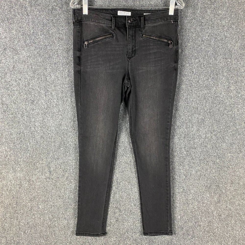 Sofia Jeans Women's 6 Skinny Ankle Denim Gray Stretch Cotton Blend